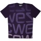 WESC T-shirt - Parachute Purple Logo Biggest 