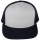 Casquette Filet Yupoong - Bleu marine / Front blanc