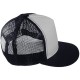 Casquette Filet Yupoong - Bleu marine / Front blanc